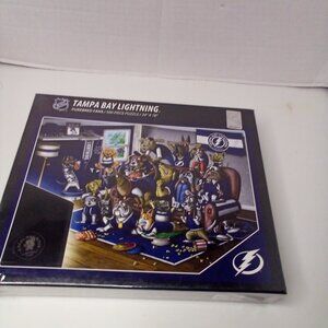Tampa Bay Lightning NHL Jigsaw Puzzle Purebred Fans Dogs 500 Piece Hockey